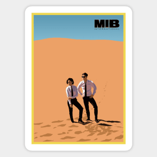 MIB International - Tessa Thompson & Chris Hemsworth Sticker